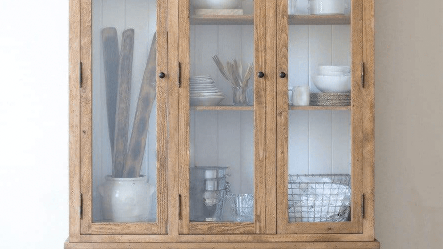 Caring For Your Reclaimed Wood China Closet - elsie green