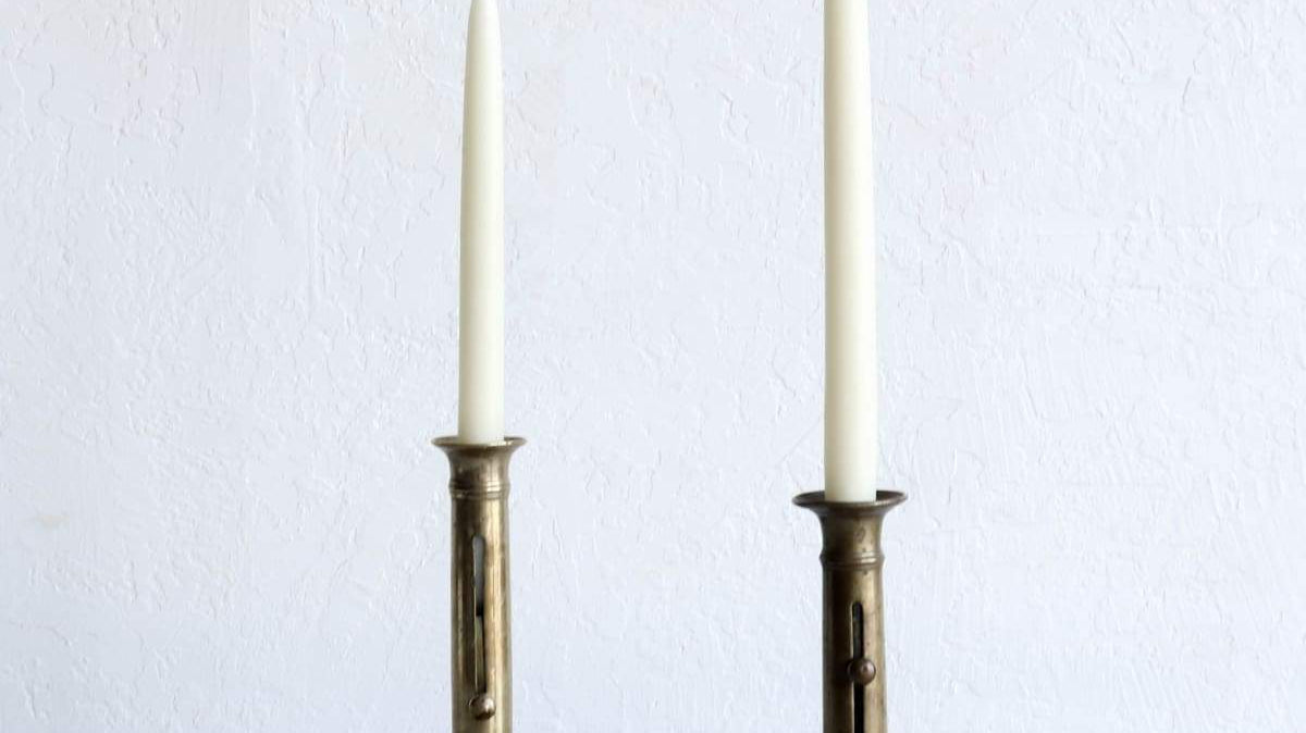 Photo Essay I Brass Candlesticks - elsie green