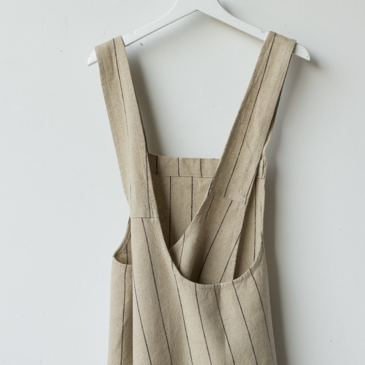 Calvi Linen Japanese Apron - elsie green