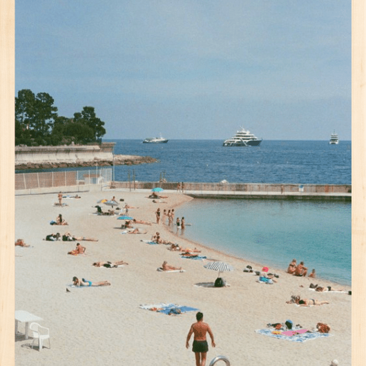 A La Plage Printed Photograph - elsie green - Art