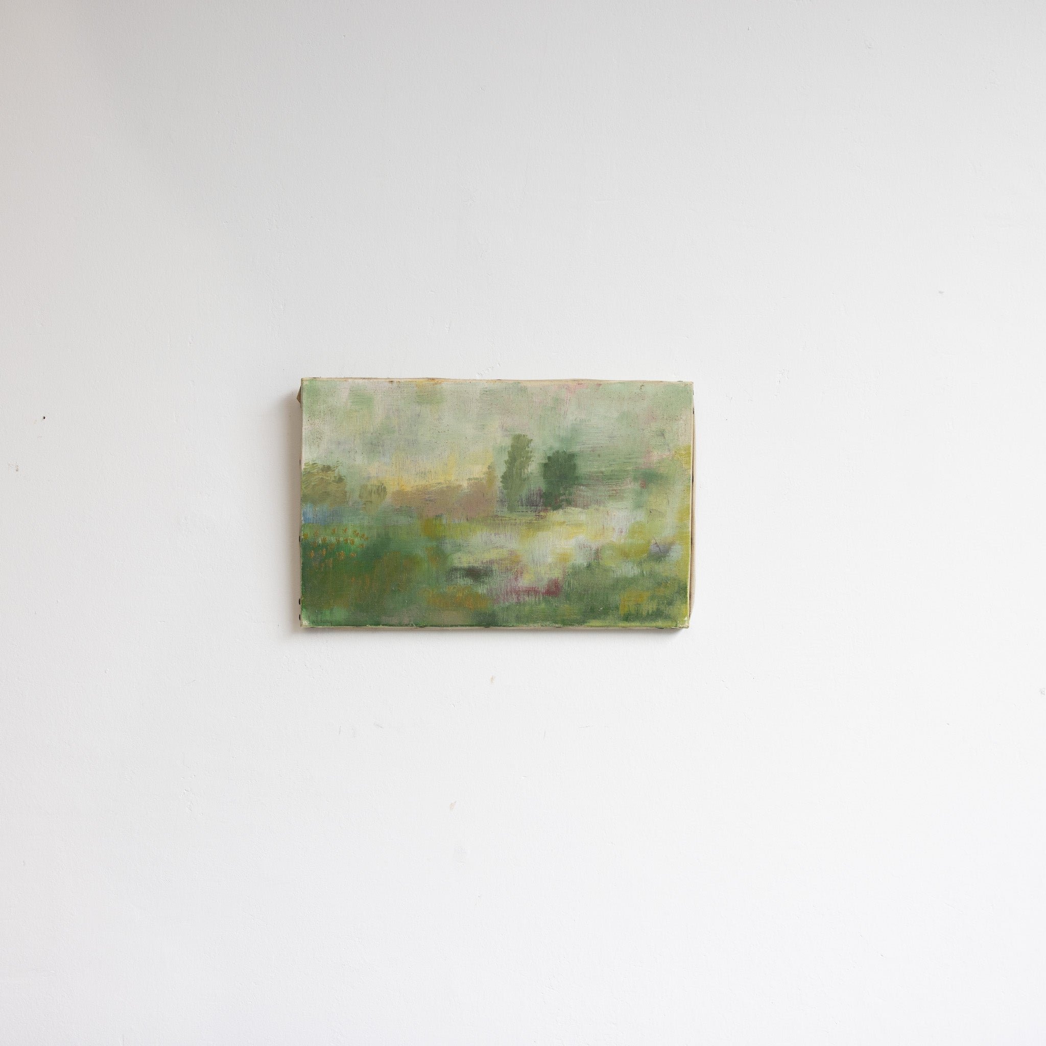 Abstract Landscape Oil Painting - elsie green - Art