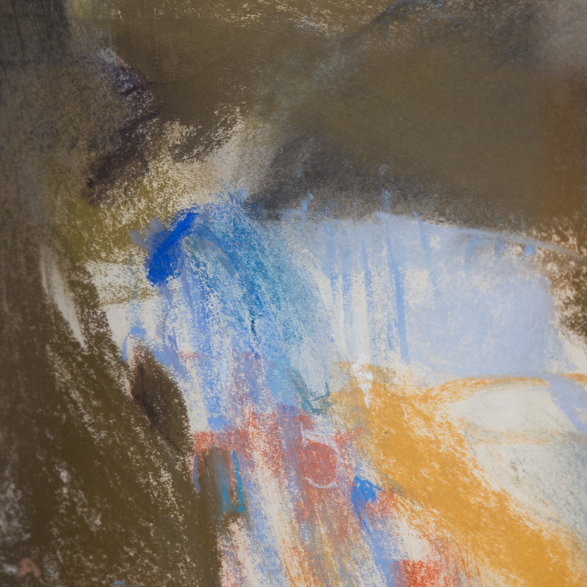 Abstract Pastel Drawing - elsie green - art