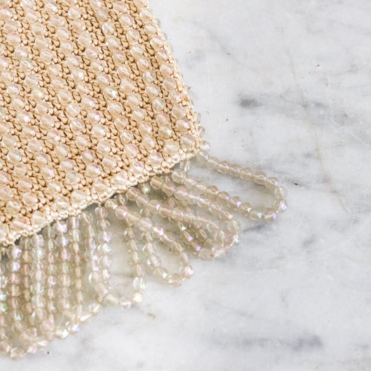 Antique Beaded Bag - elsie green - decor