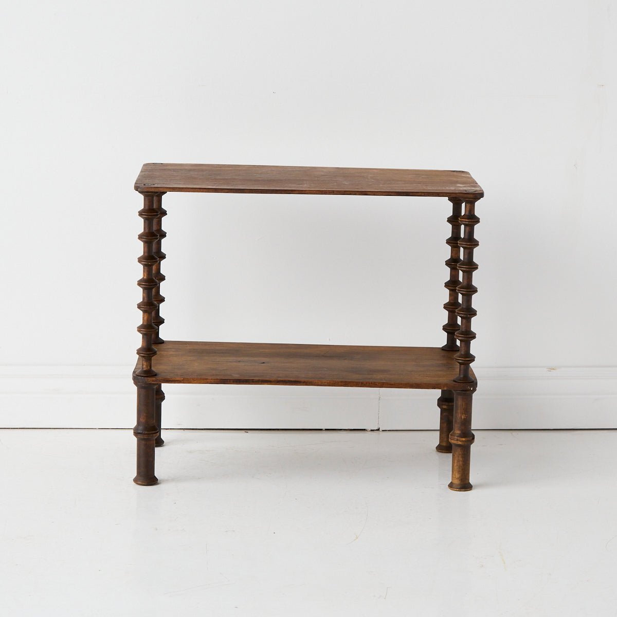 Antique Bobbin Side Table - elsie green - furniture