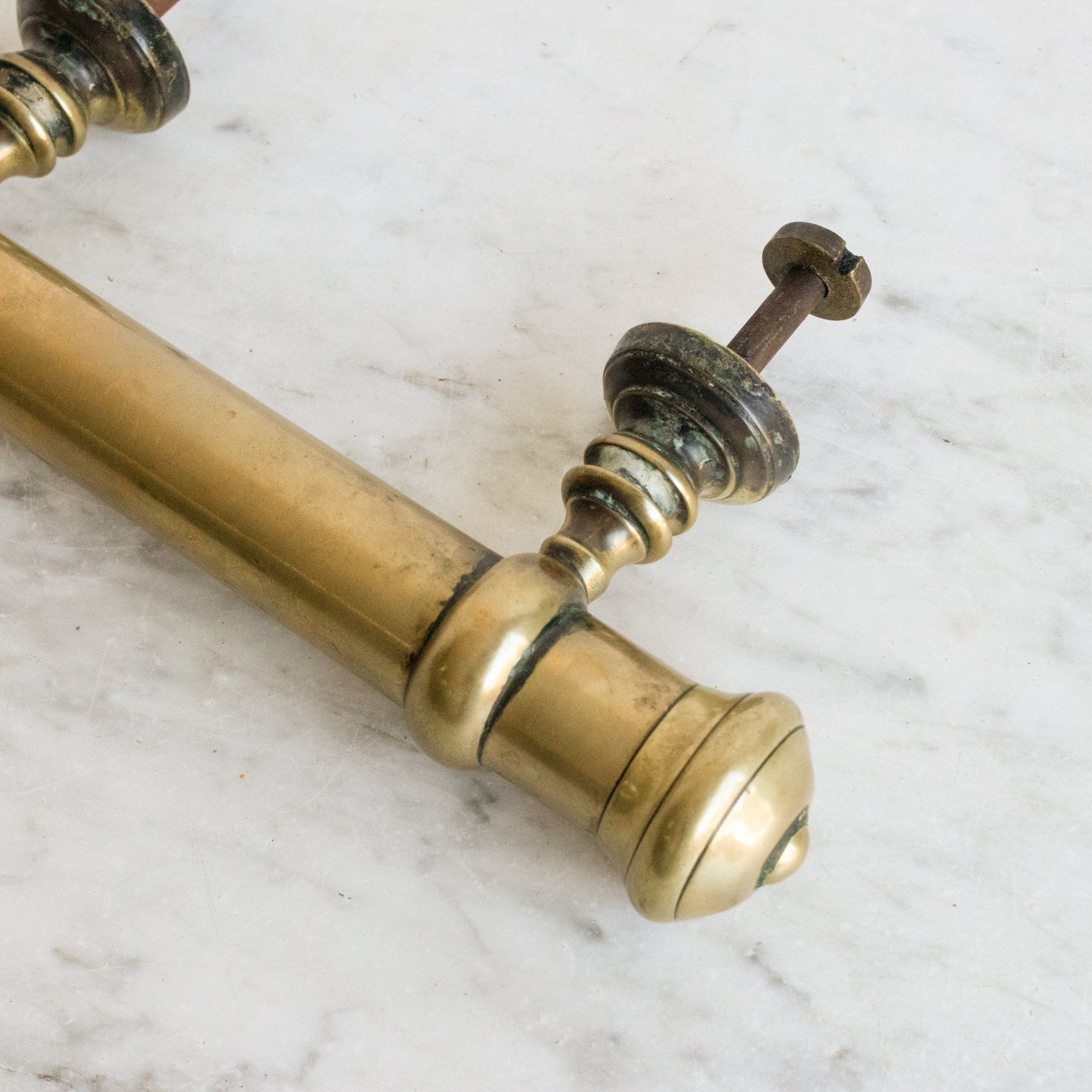 Antique Brass Door Handle - elsie green - decor