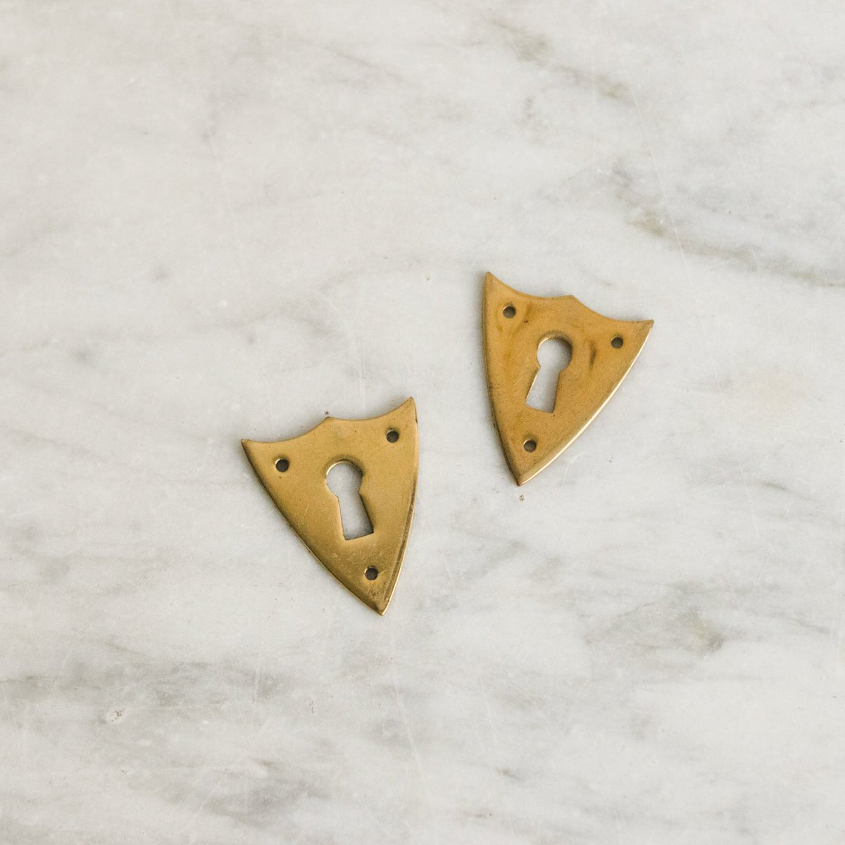 Antique Brass Escutcheon - elsie green - decor