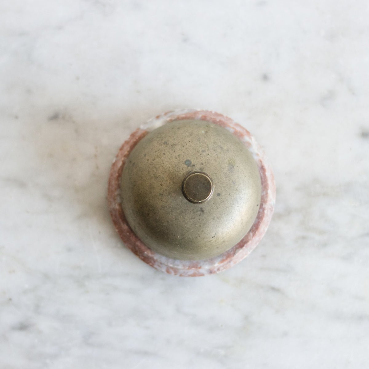 Antique Brass Hotel Bell - elsie green - decor