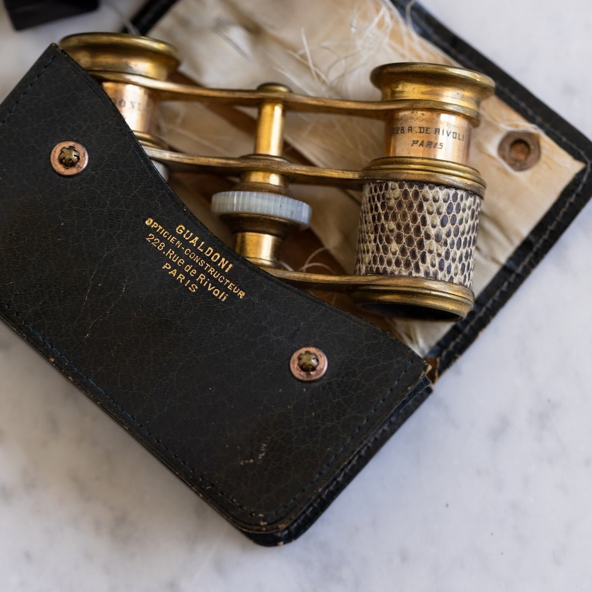Antique Brass Opera Glasses - elsie green - decor