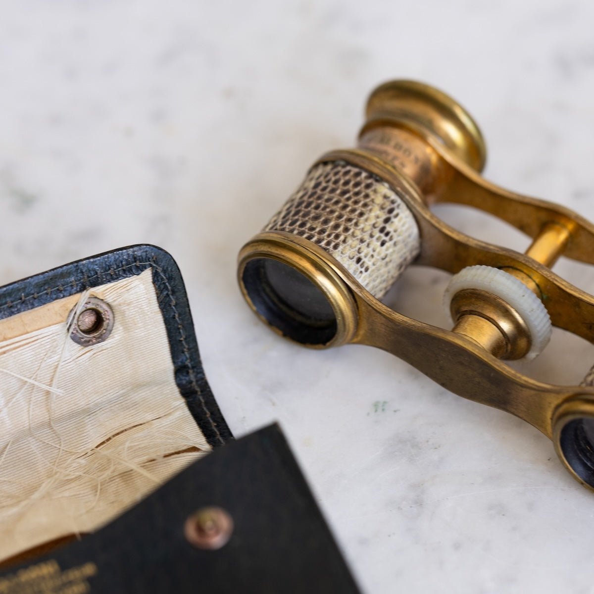 Antique Brass Opera Glasses - elsie green - decor