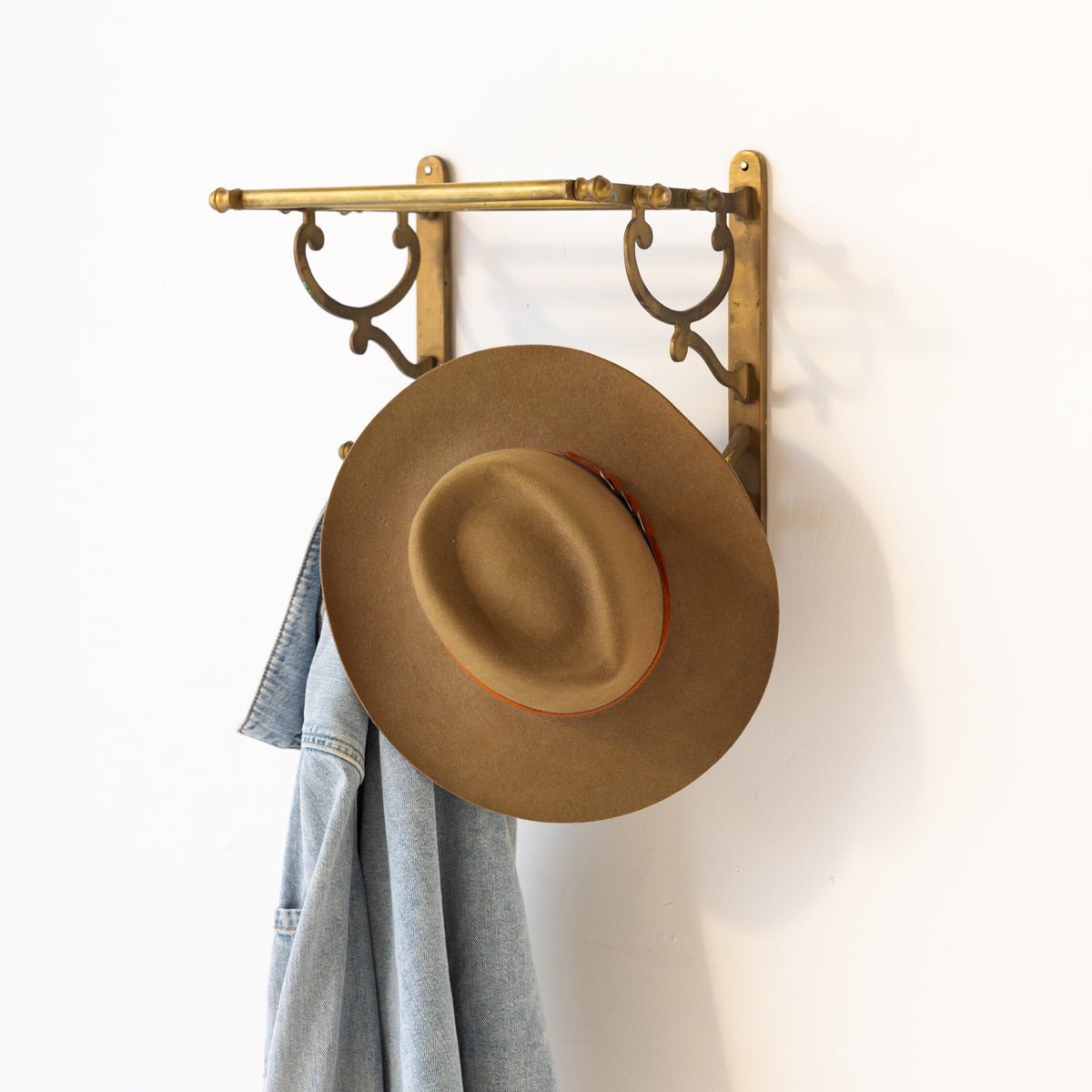 Antique Brass Train Rack - elsie green - decor