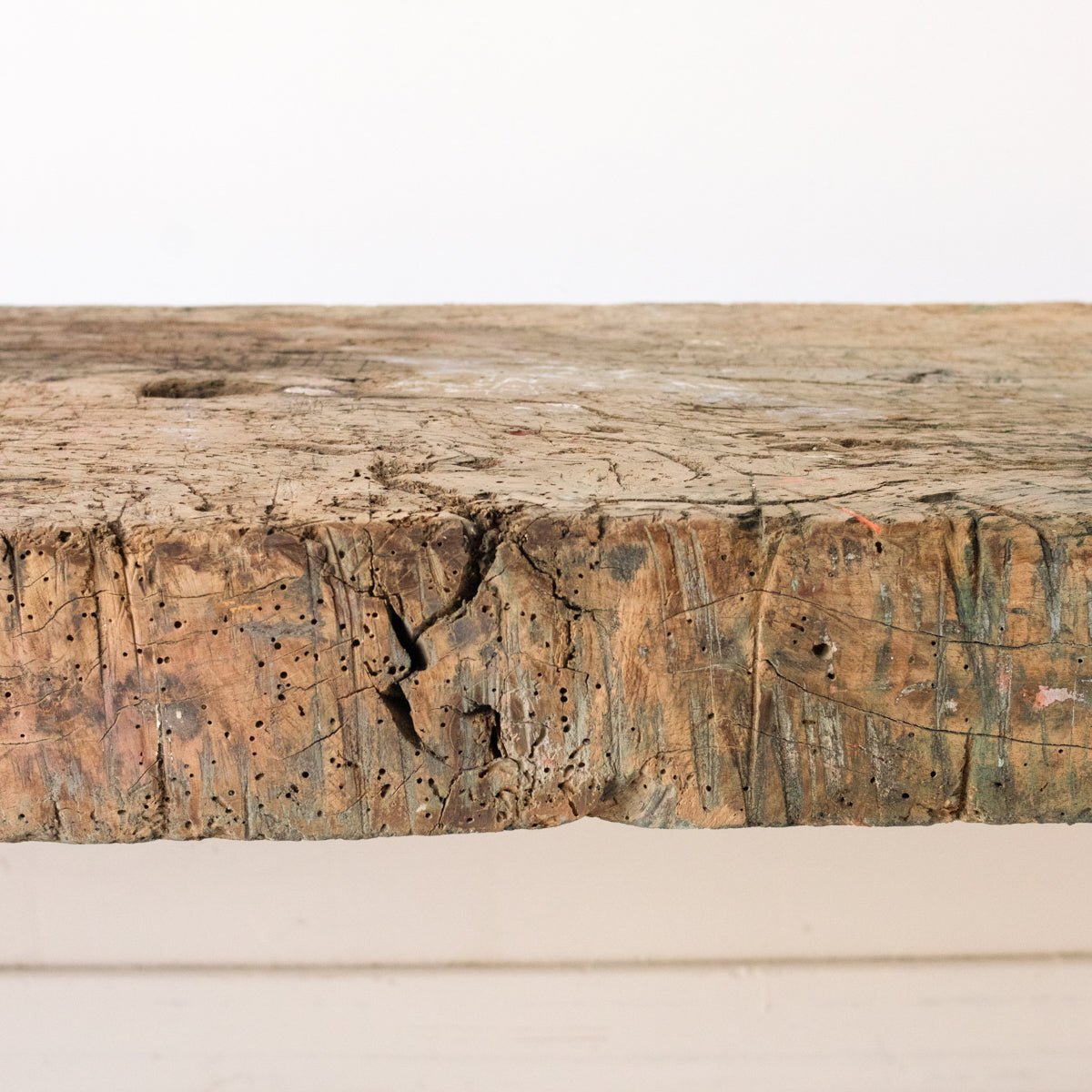 Antique Brutalist Coffee Table - elsie green - furniture