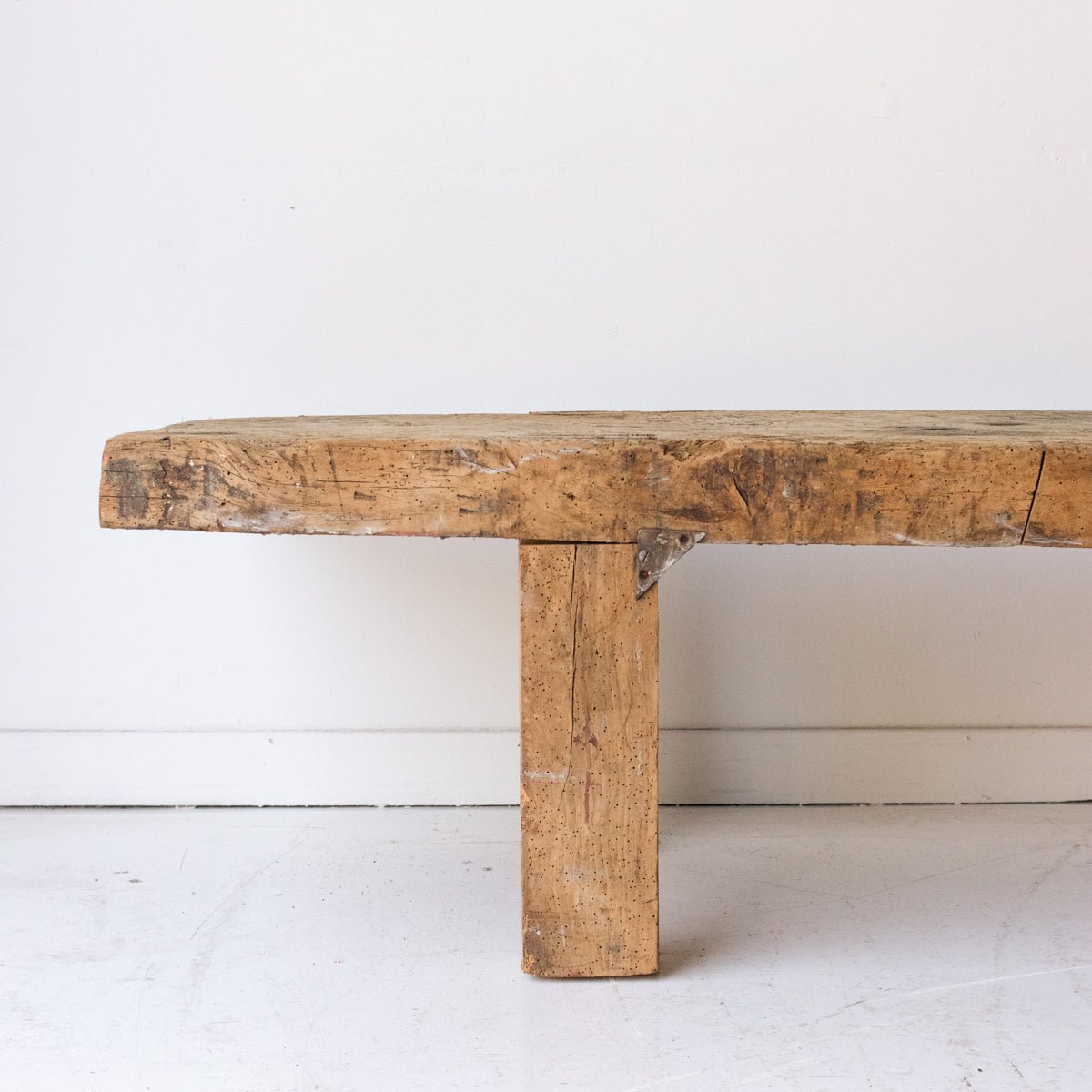 Antique Brutalist Coffee Table - elsie green - furniture