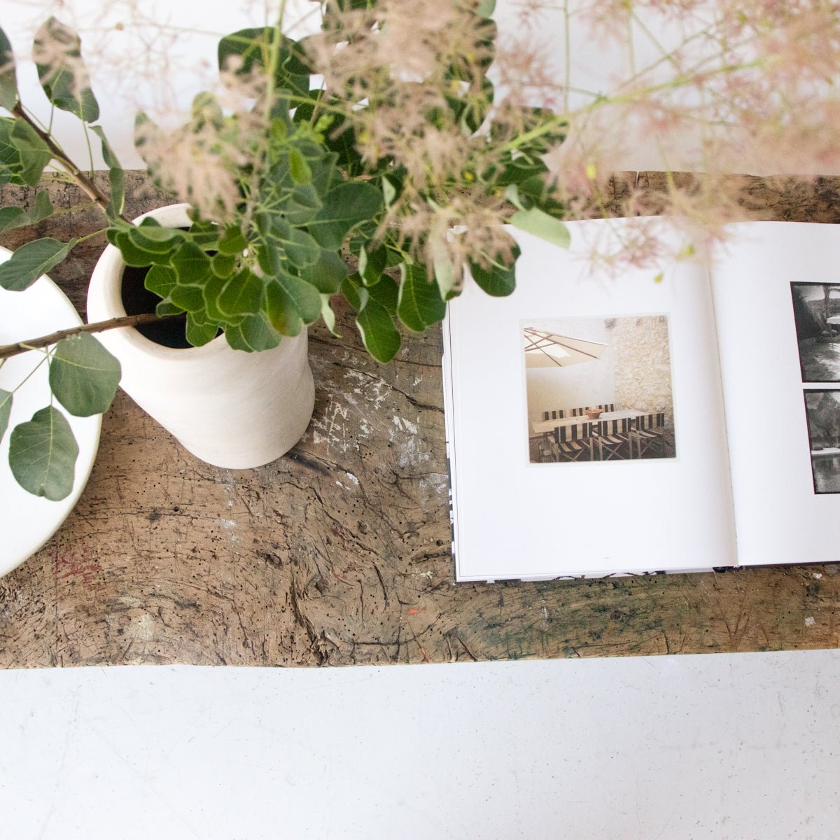 Antique Brutalist Coffee Table - elsie green - furniture