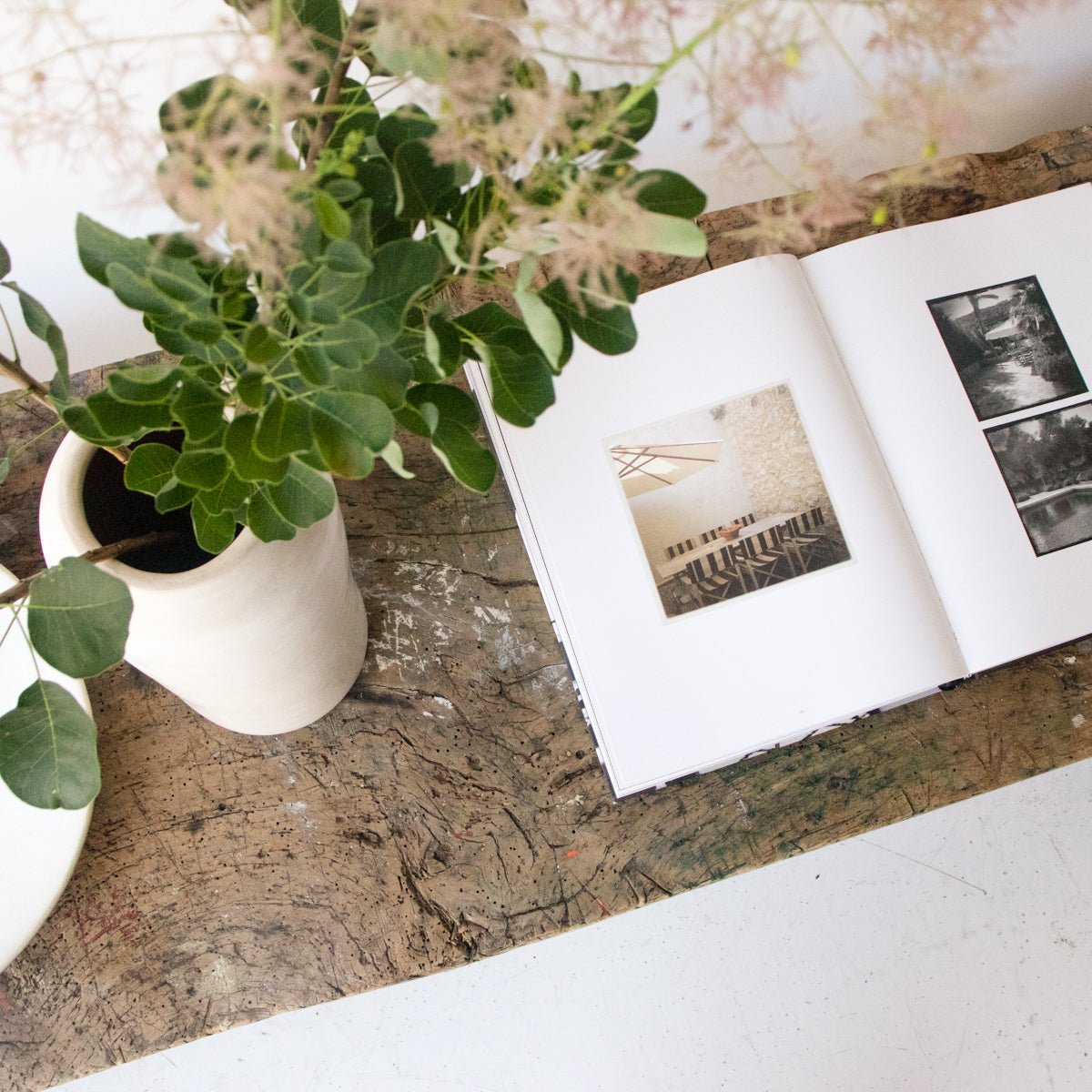 Antique Brutalist Coffee Table - elsie green - furniture