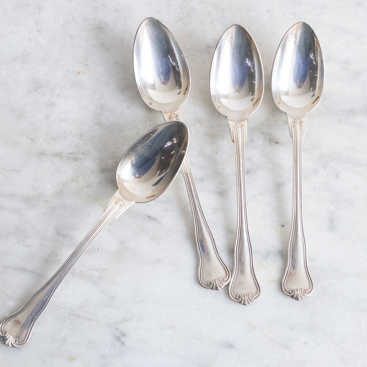 Antique Christofle Flatware Set Of 37 Pieces - elsie green - the french kitchen