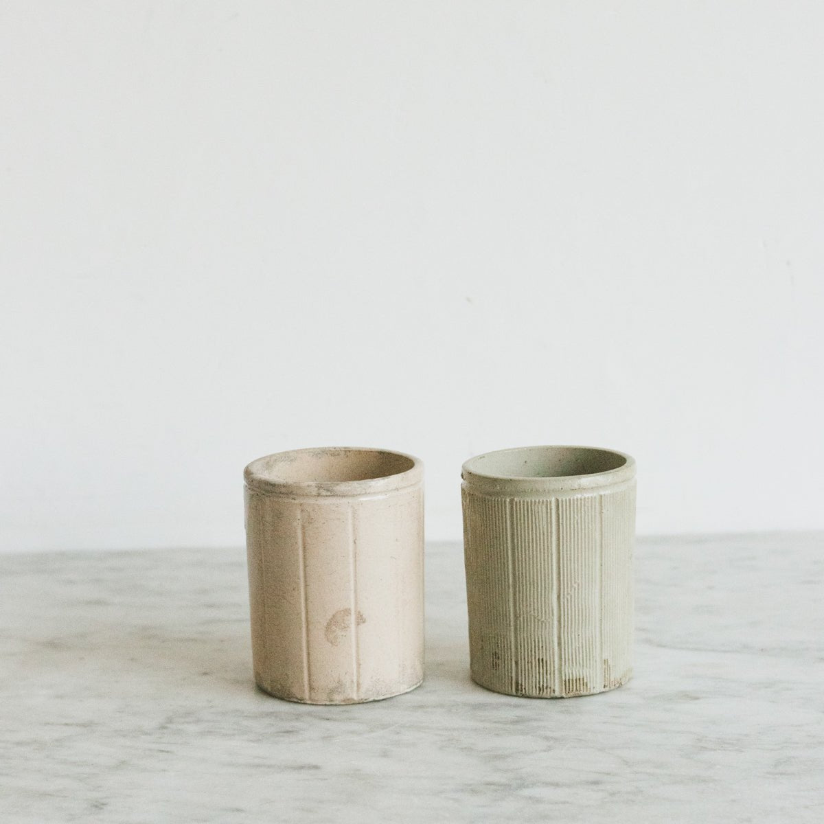 Antique Confiture Crocks Set of 5 - elsie green - the french kitchen