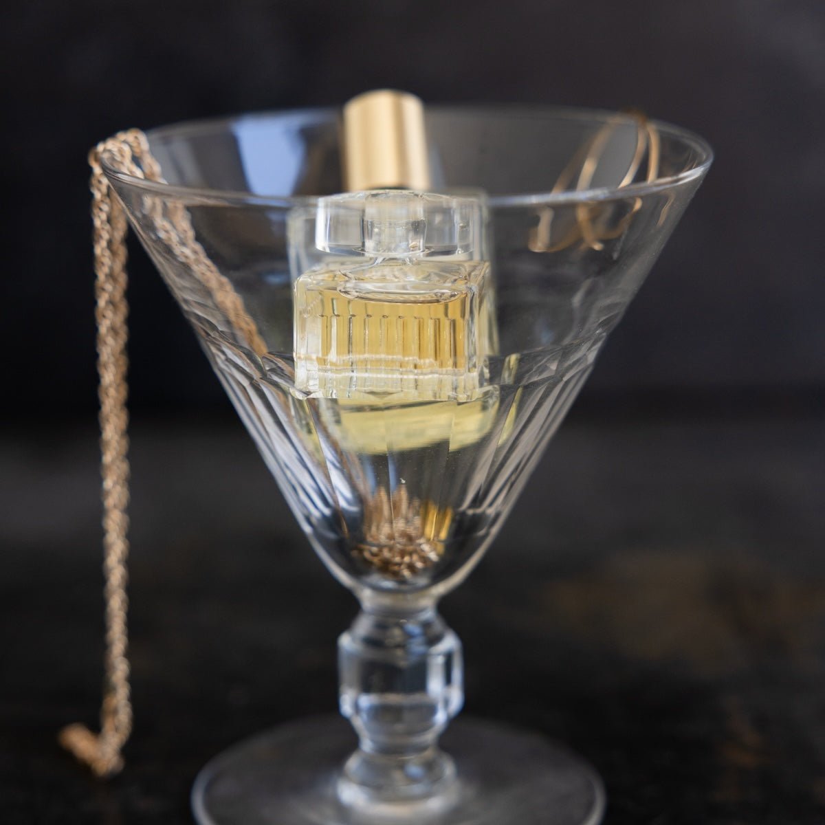 Antique Crystal Coupe - elsie green - the french kitchen
