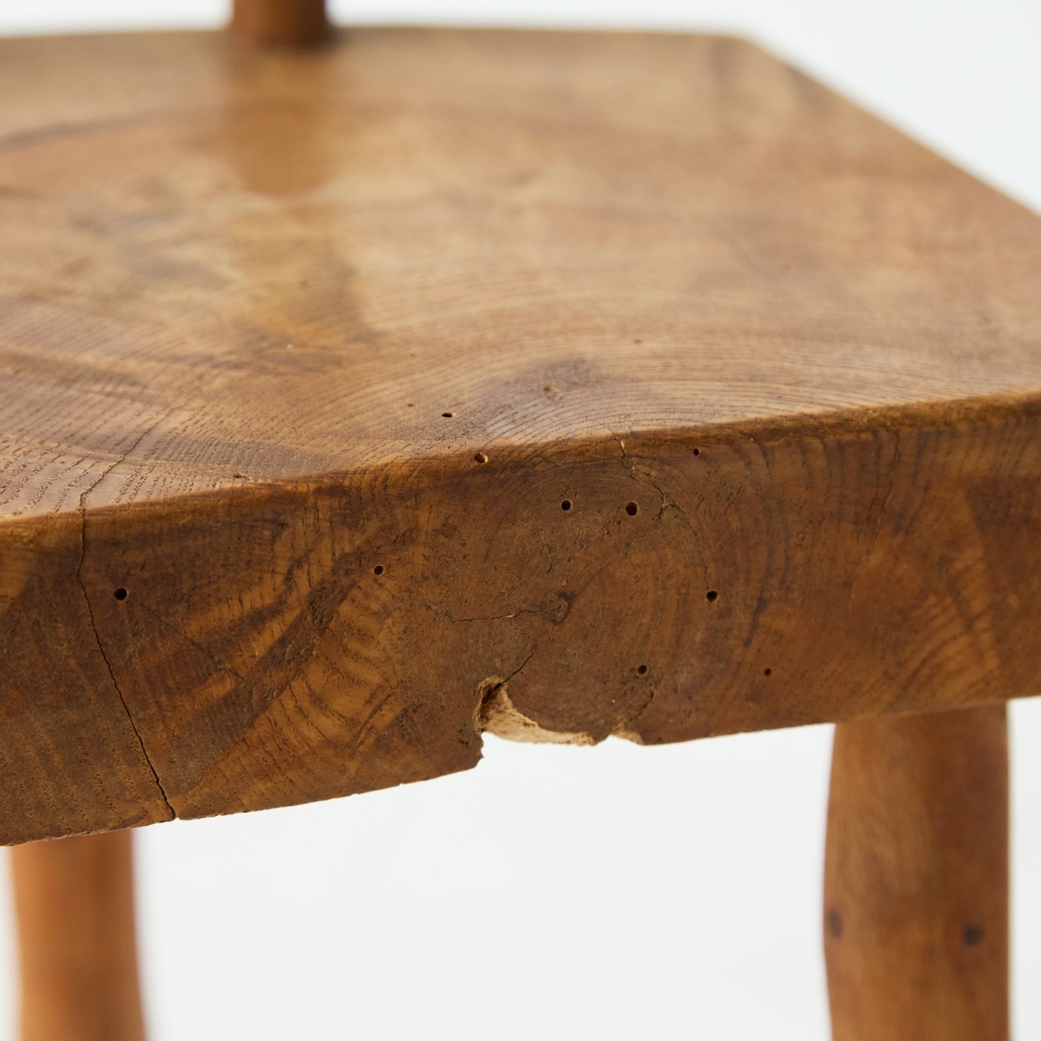 Antique Elm Accent Chair - elsie green - furniture