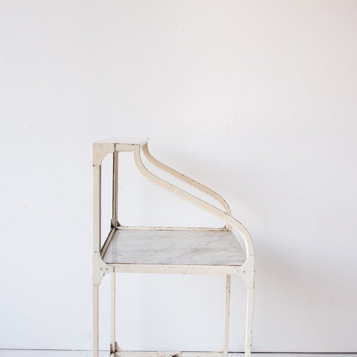 Antique Enamel Bank Counter - elsie green - furniture