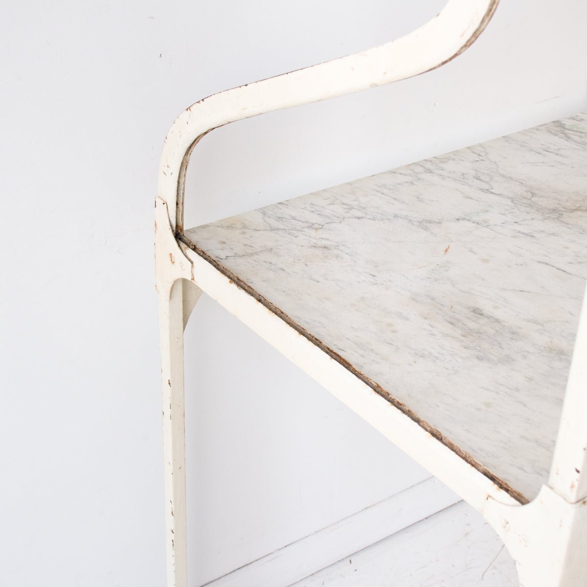 Antique Enamel Bank Counter - elsie green - furniture