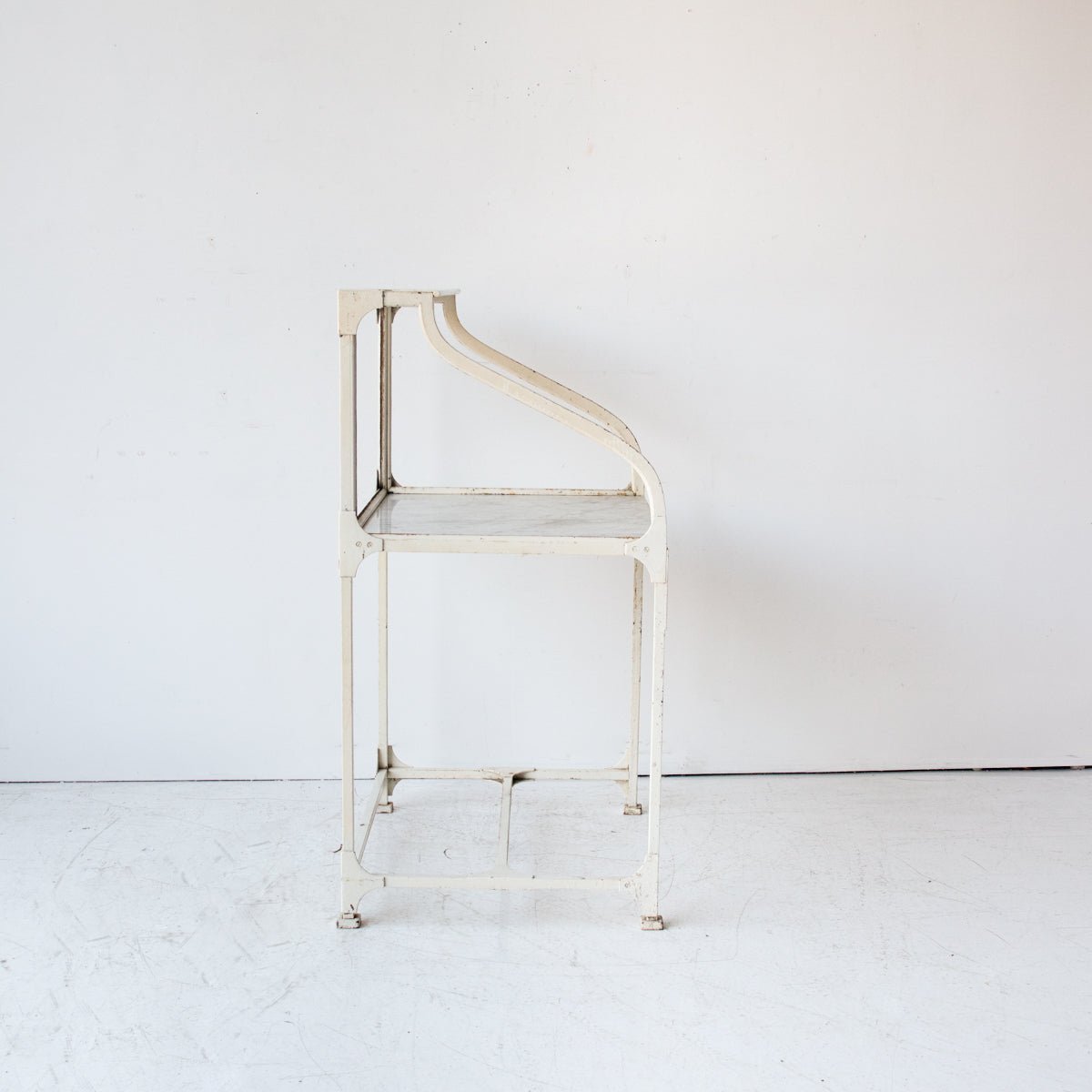 Antique Enamel Bank Counter - elsie green - furniture