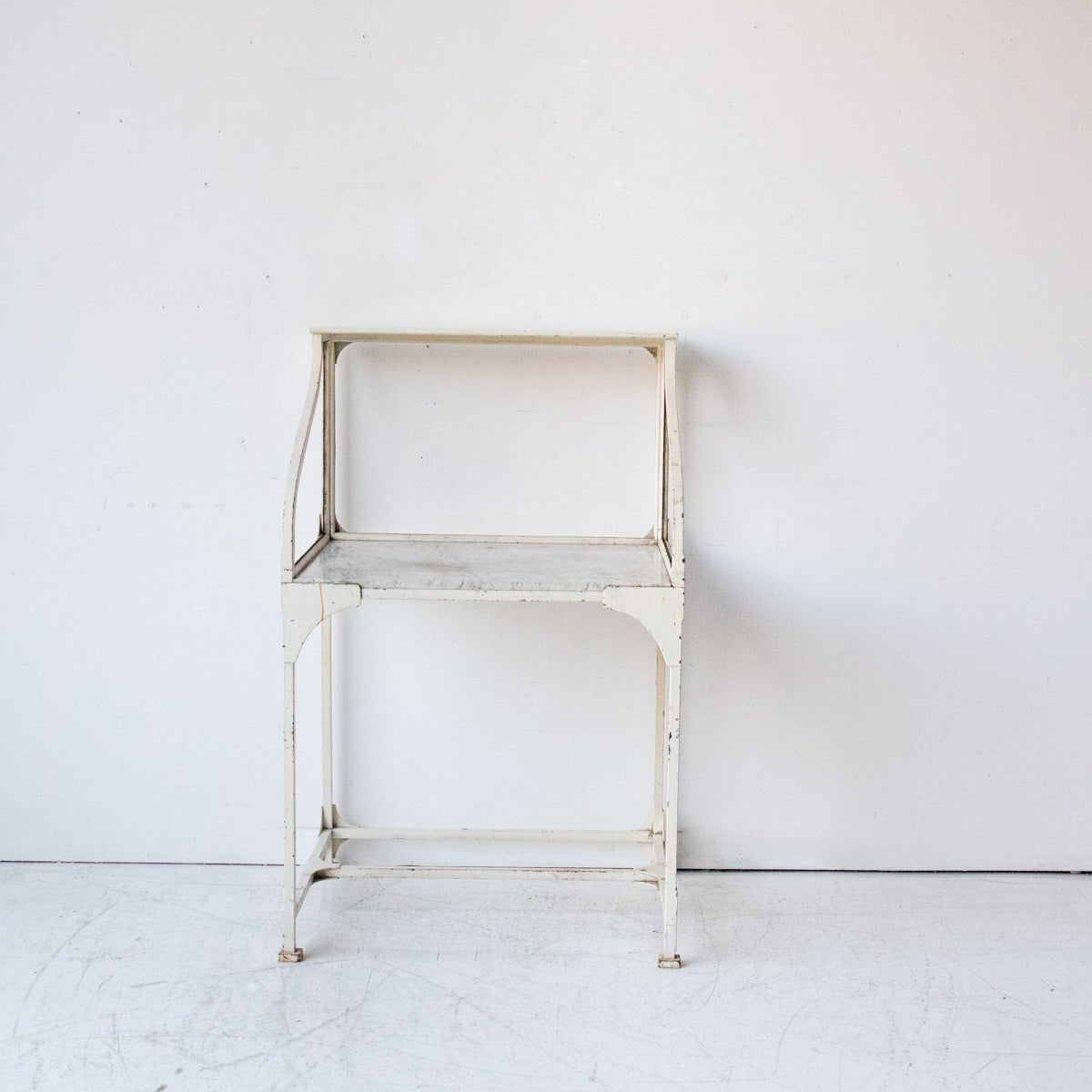 Antique Enamel Bank Counter - elsie green - furniture