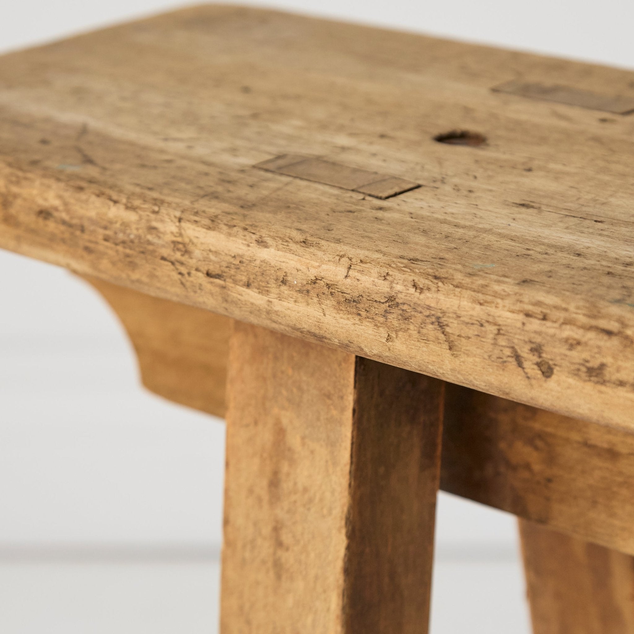 Antique Farm Bench - elsie green - furniture