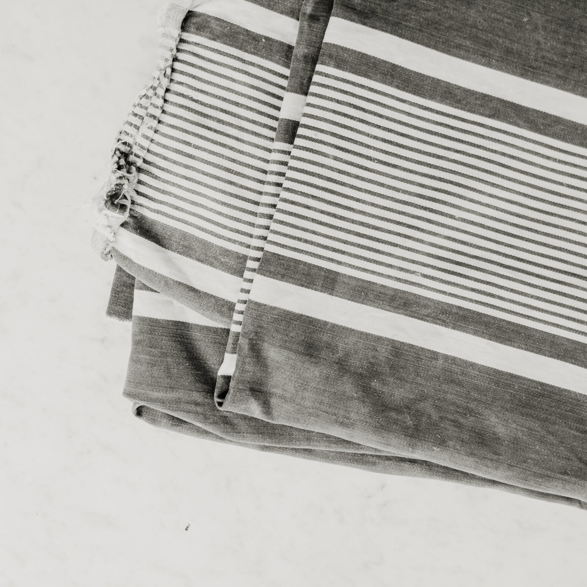 Antique Indigo Mattress Ticking - elsie green - Textiles