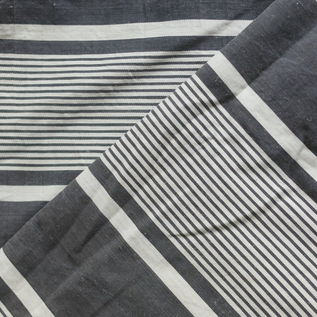 Antique Indigo Mattress Ticking - elsie green - Textiles