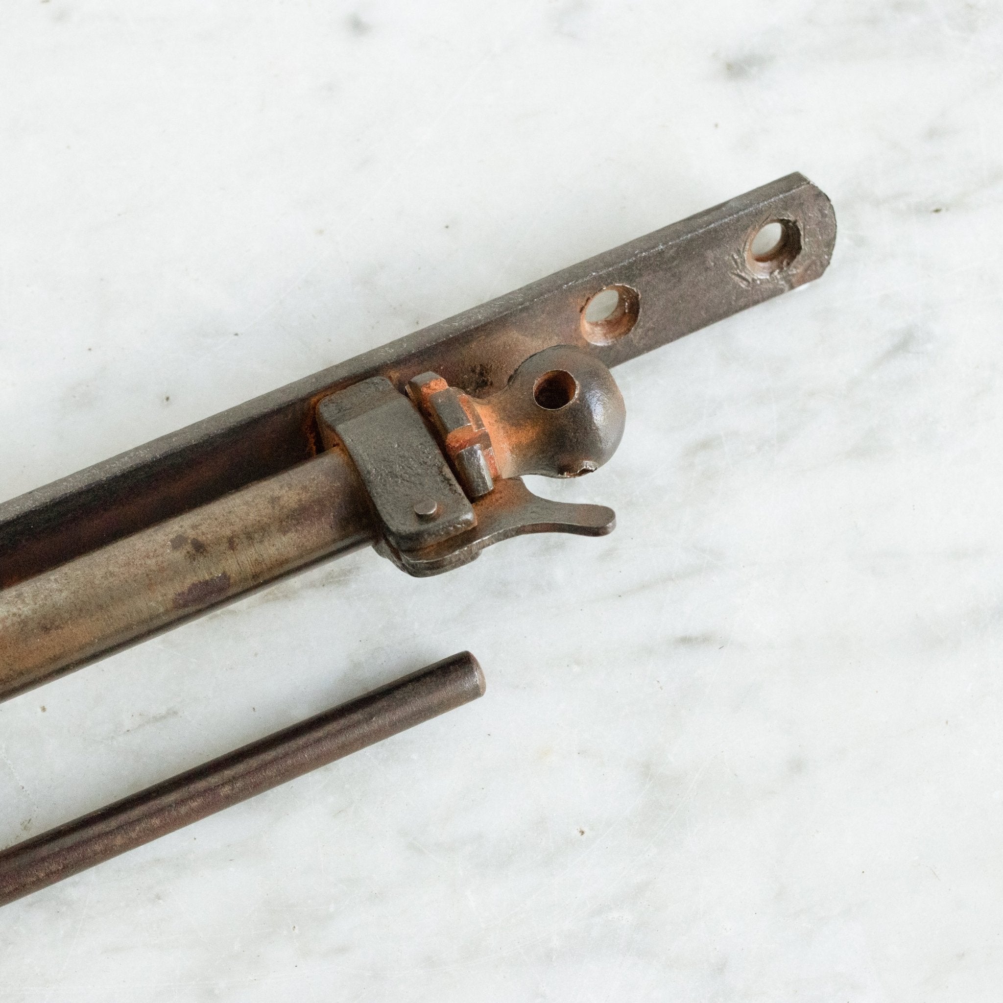 Antique Iron Towel Bar - elsie green - decor