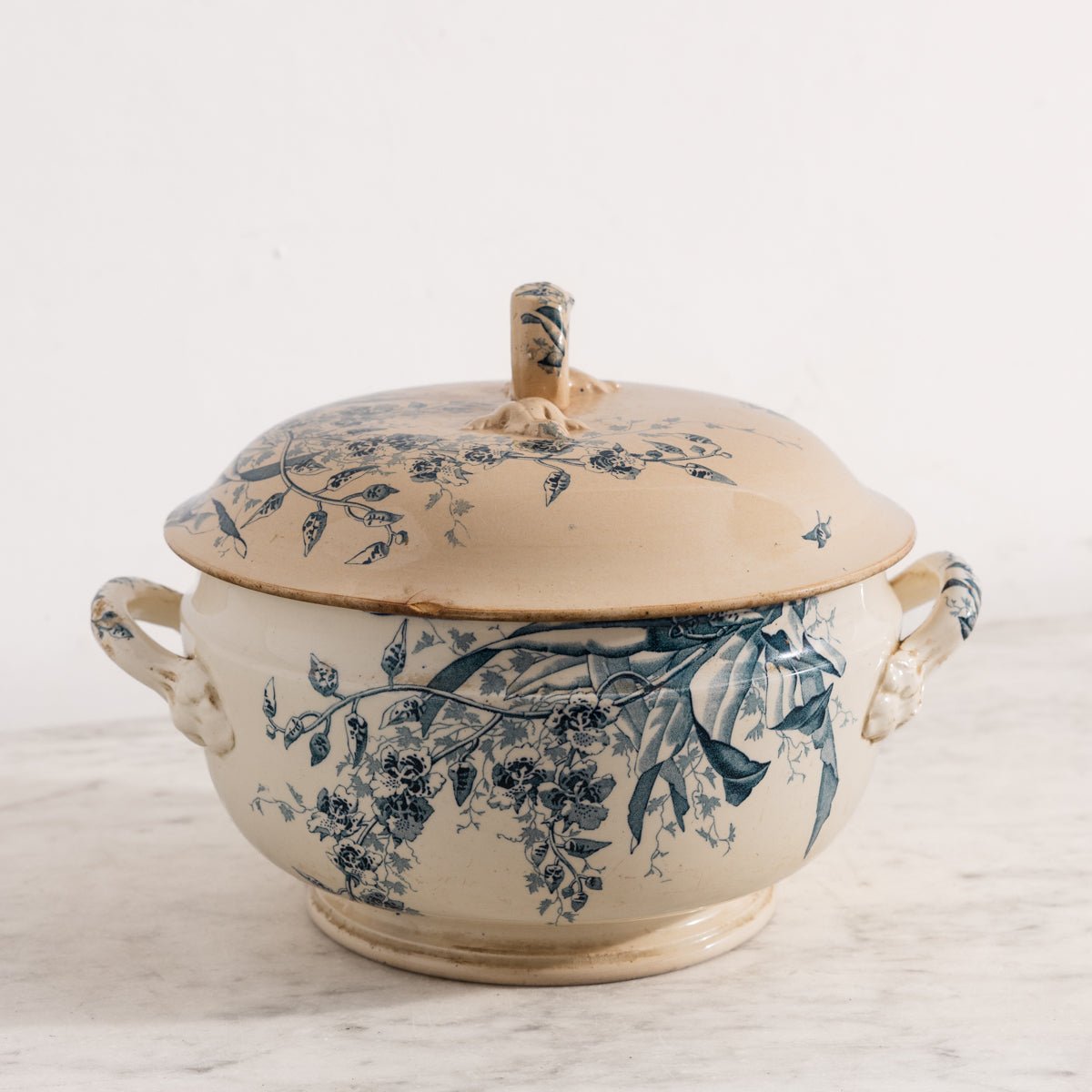 Antique Java Transferware Tureen - elsie green - the french kitchen
