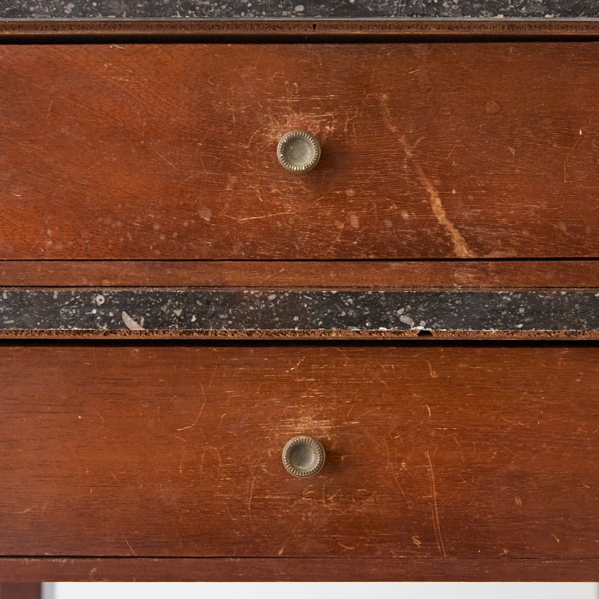 Antique Marble Bedside Table - elsie green - Furniture
