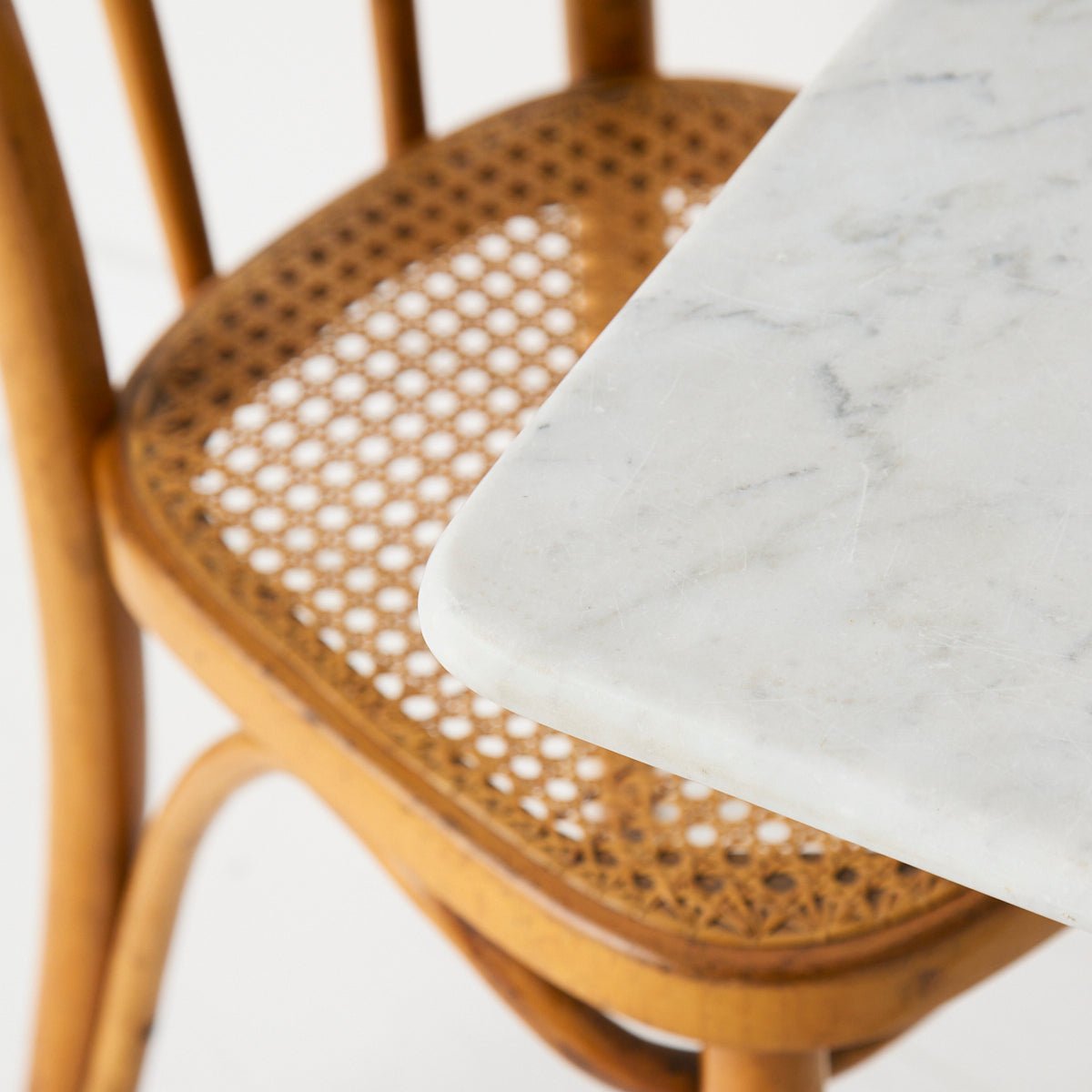 Antique Marble Bistro Table - elsie green - furniture