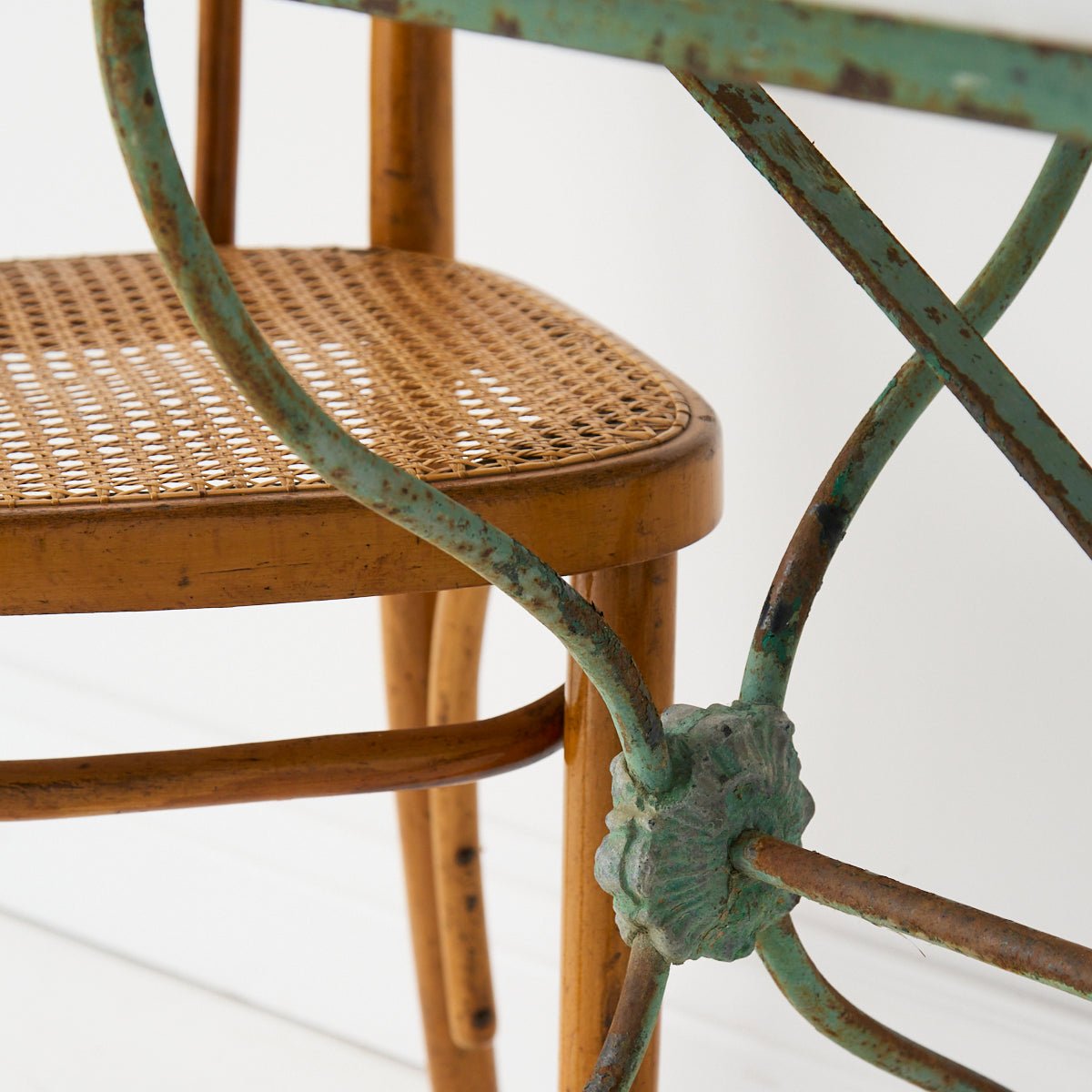 Antique Marble Bistro Table - elsie green - furniture