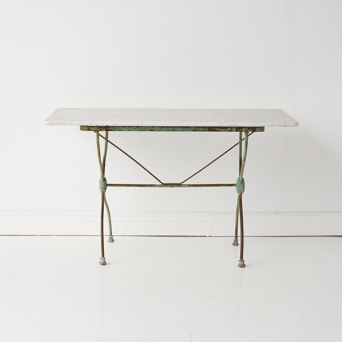 Antique Marble Bistro Table - elsie green - furniture