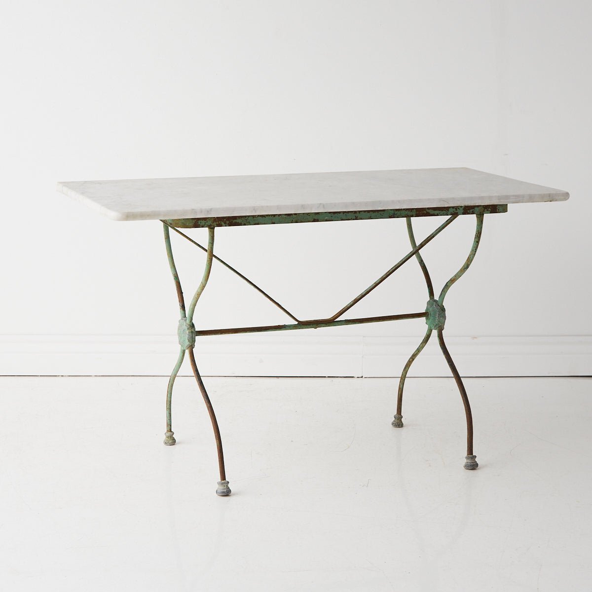 Antique Marble Bistro Table - elsie green - furniture