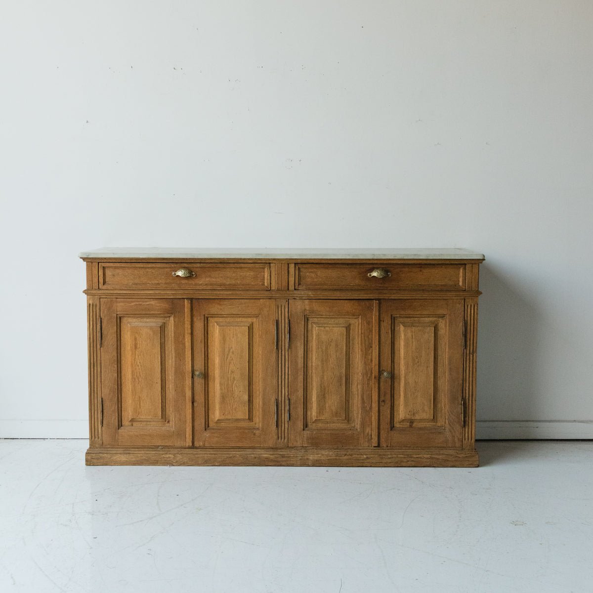 Antique Marble Buffet - elsie green - furniture