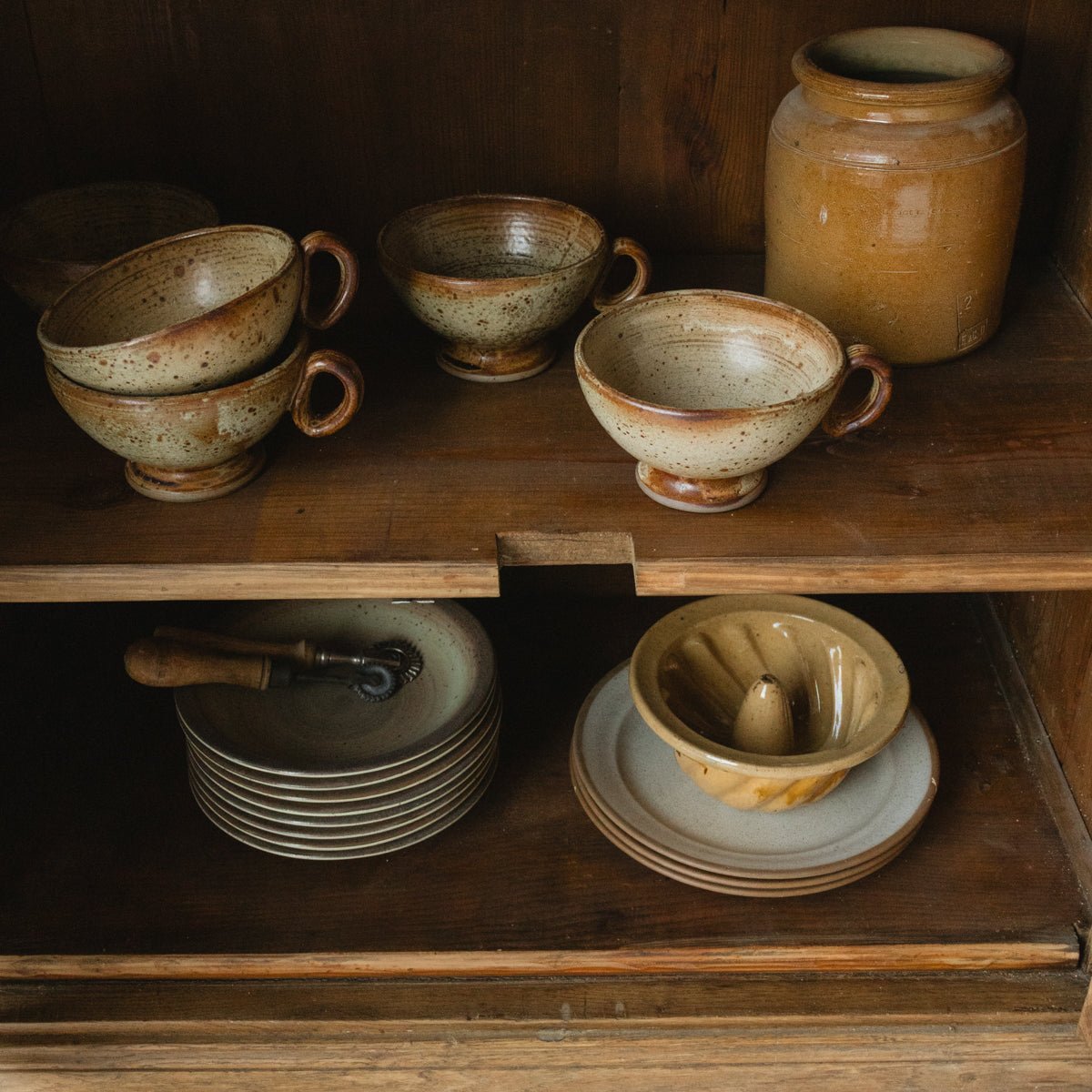 Antique Marble Buffet - elsie green - furniture