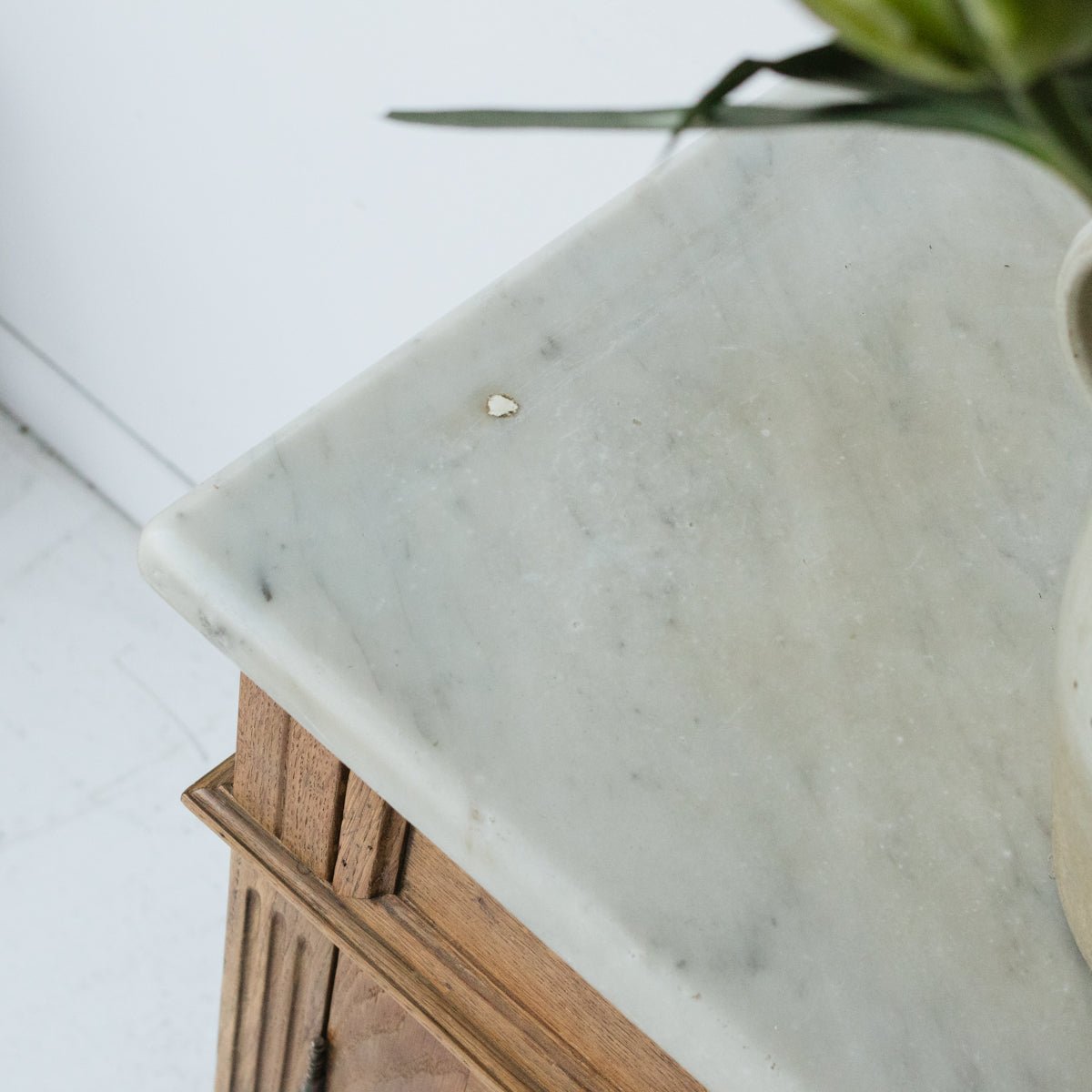 Antique Marble Buffet - elsie green - furniture