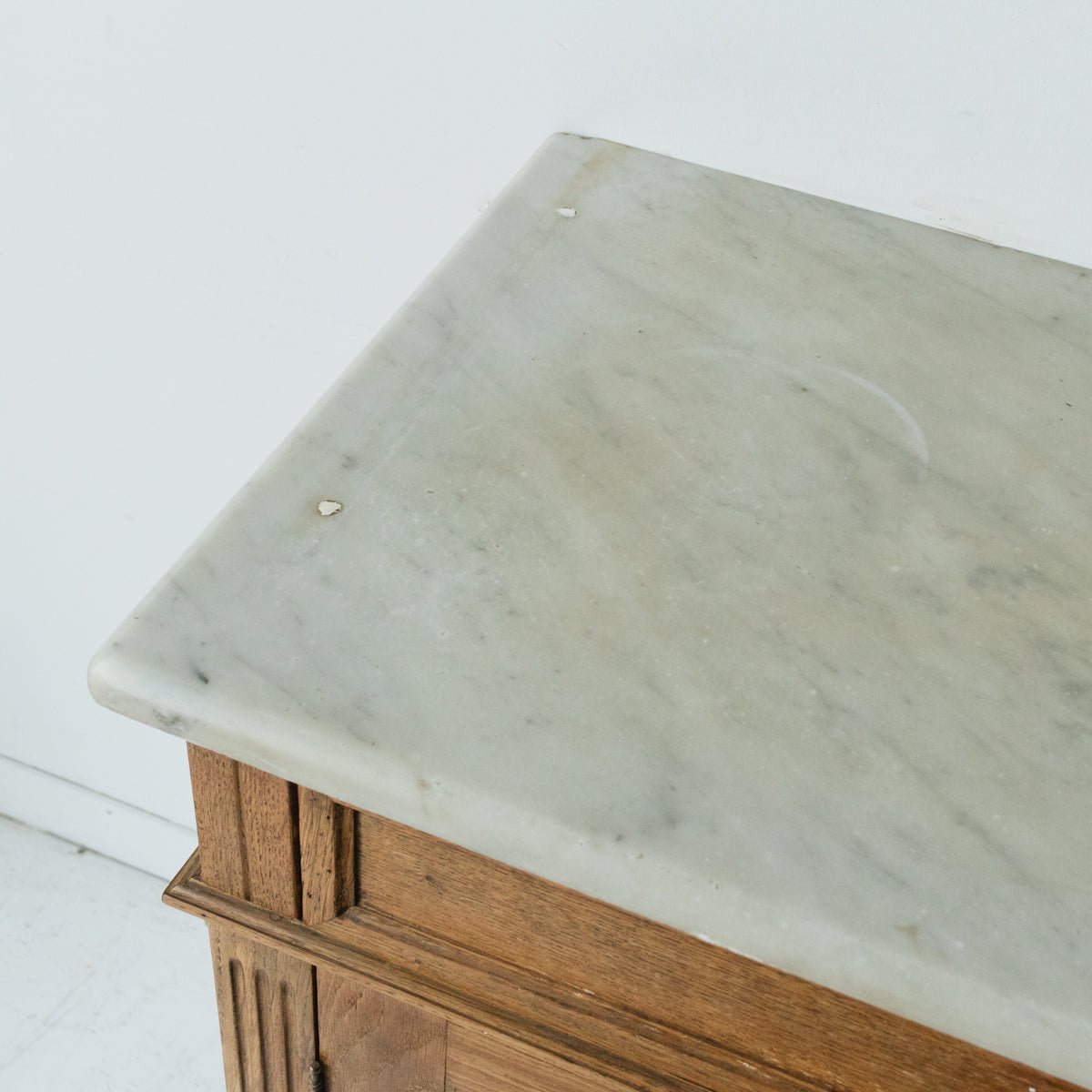 Antique Marble Buffet - elsie green - furniture