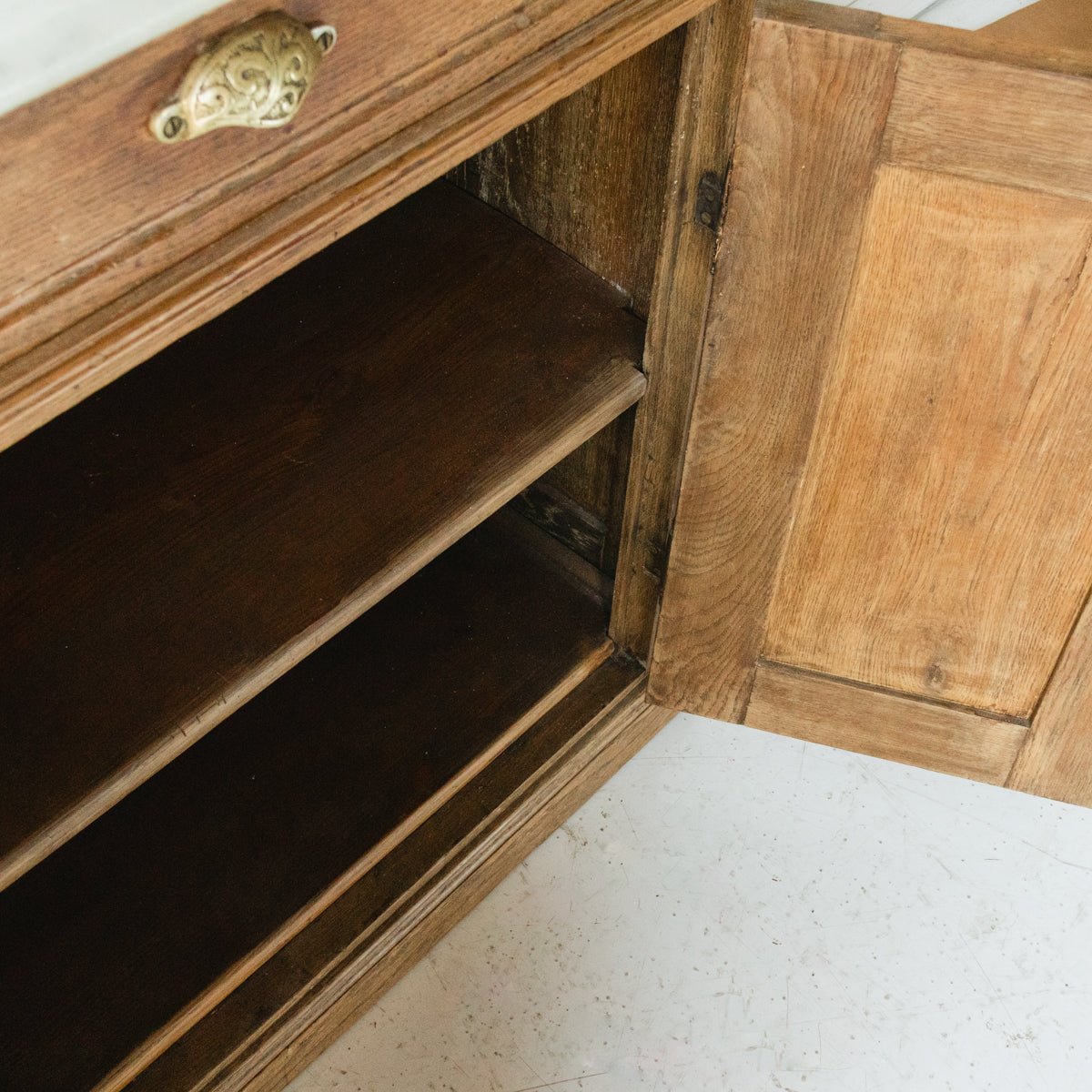 Antique Marble Buffet - elsie green - furniture