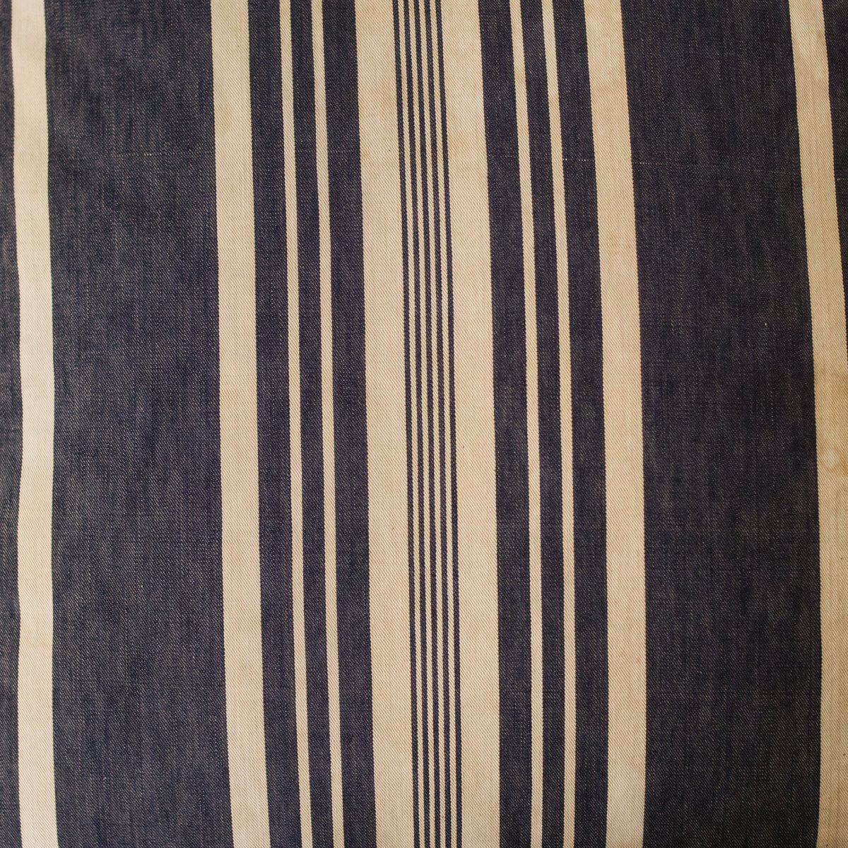 Antique Mattress Ticking Pillow - elsie green - textiles