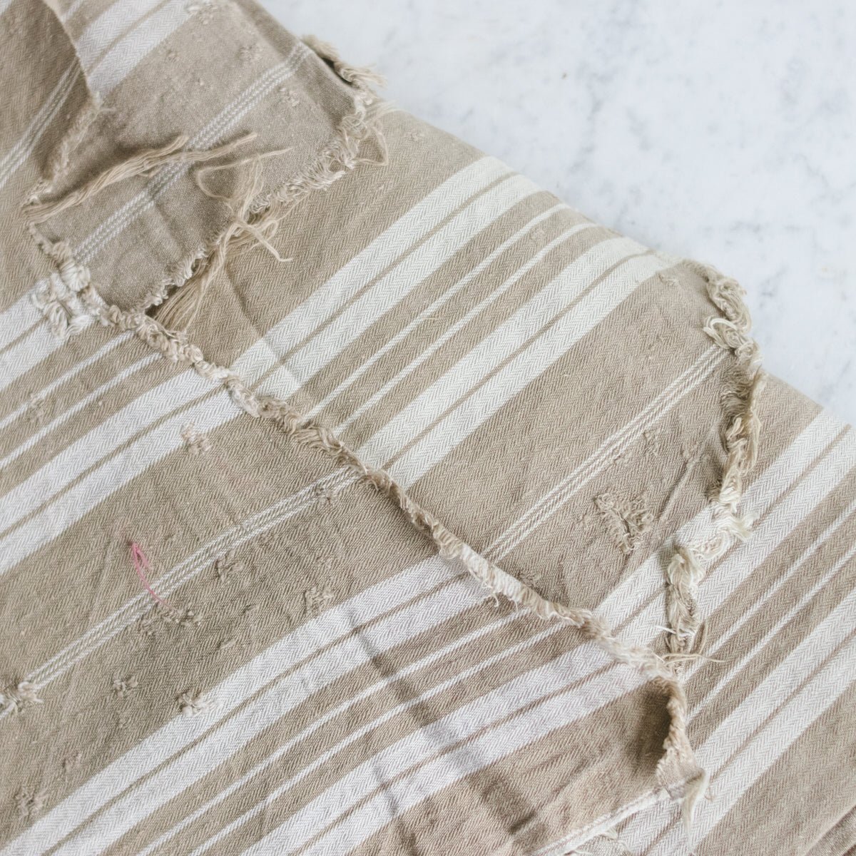 Antique Mattress Ticking - elsie green - Textiles