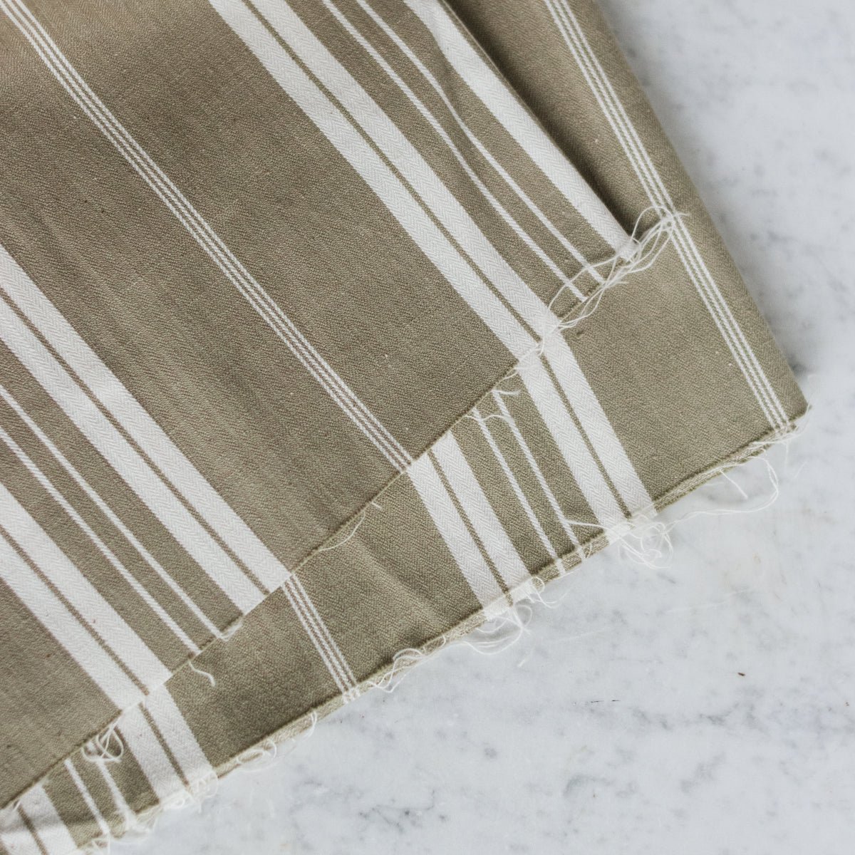 Antique Mattress Ticking - elsie green - Textiles