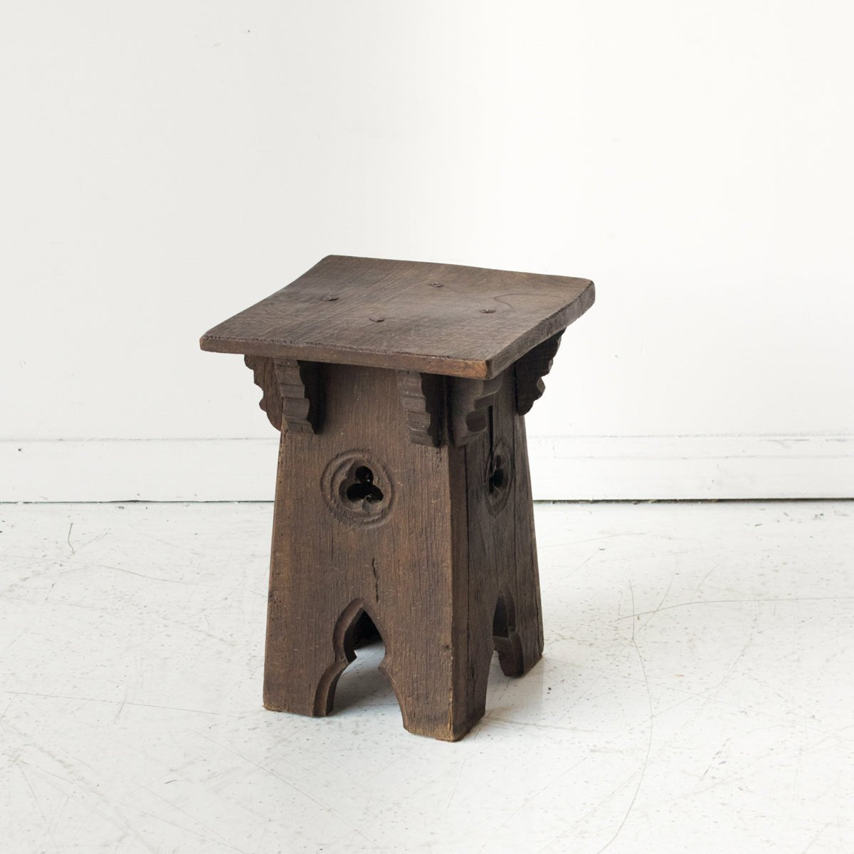 Antique Monastery Stool - elsie green - furniture