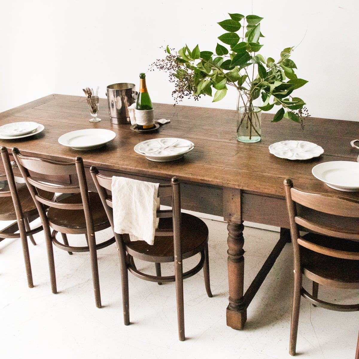 Antique Monastery Table - elsie green - furniture