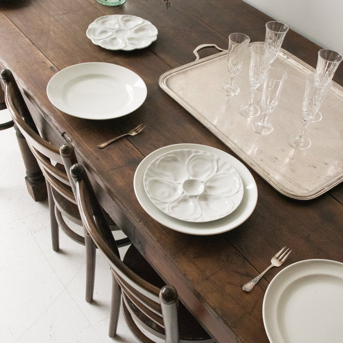 Antique Monastery Table - elsie green - furniture