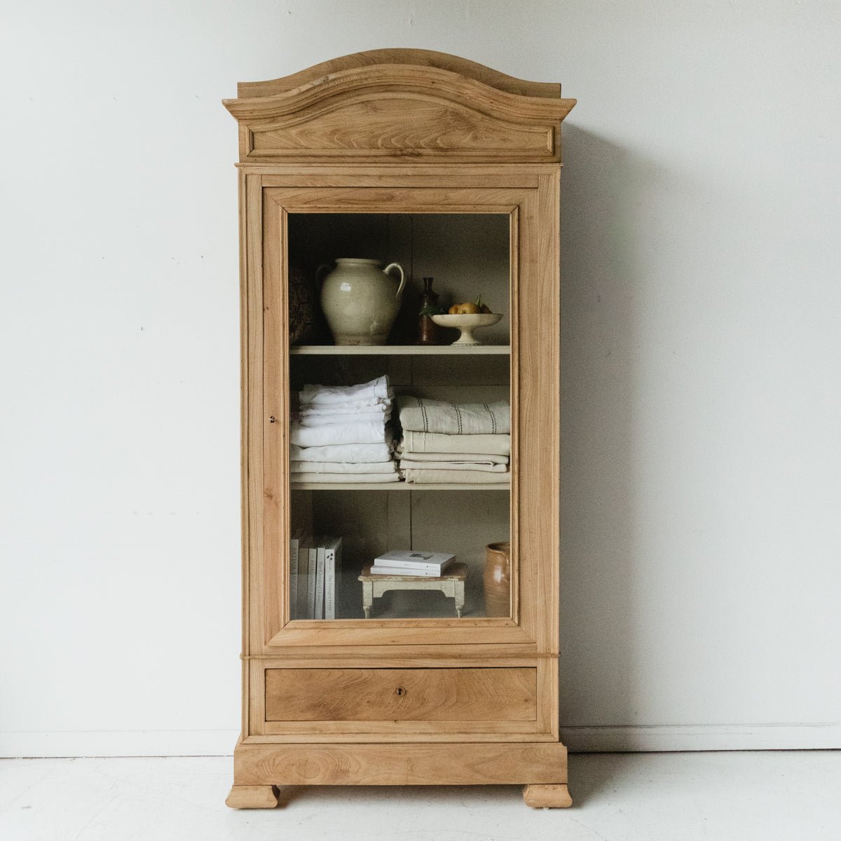 Antique Oak Cabinet - elsie green - furniture