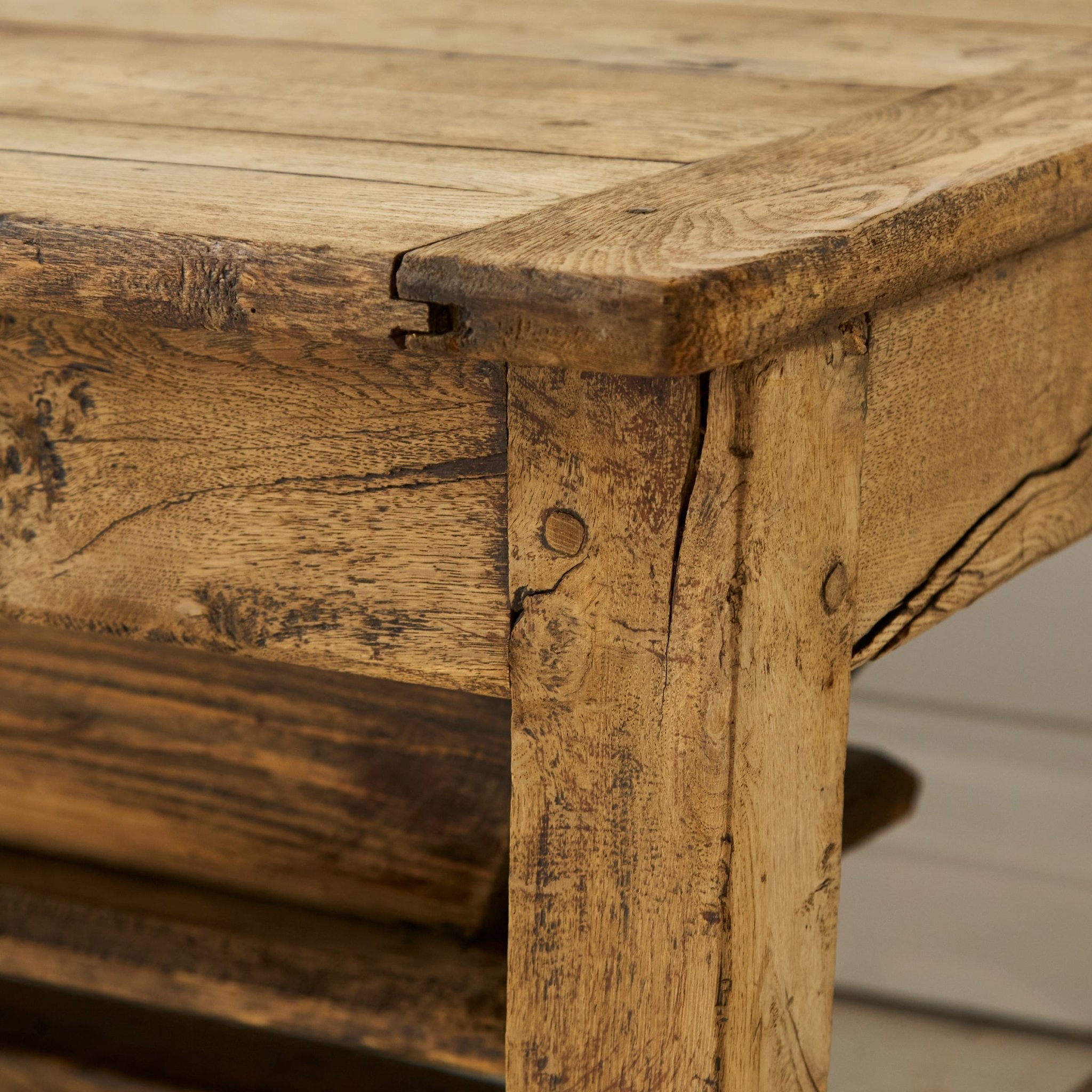 Antique Oak Coffee Table - elsie green - furniture