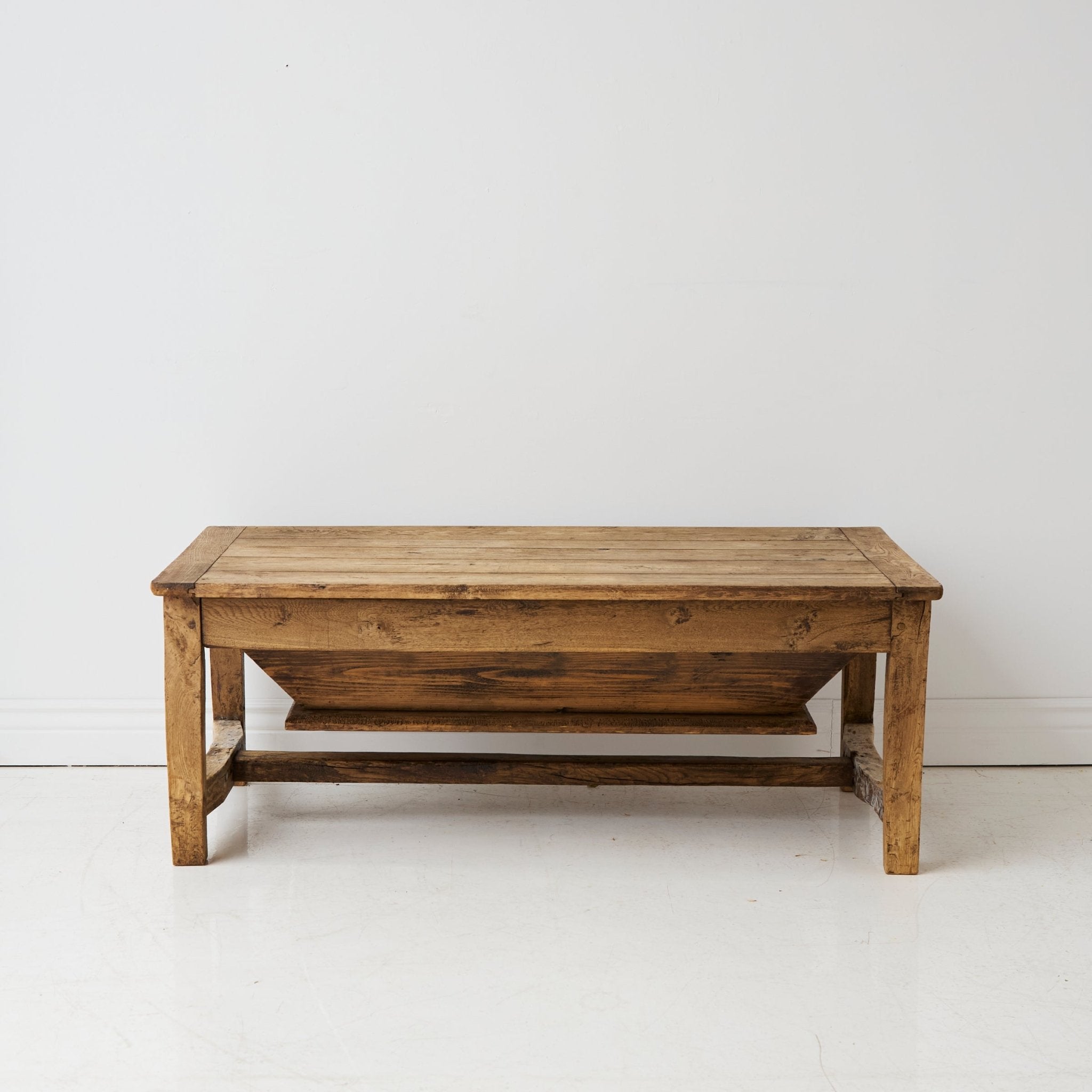 Antique Oak Coffee Table - elsie green - furniture